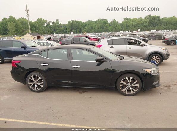 1N4AA6AP8HC369205 2017 NISSAN MAXIMA Черный Вид задней части салона