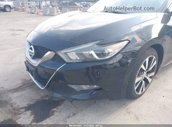 1N4AA6AP8HC369205 2017 NISSAN MAXIMA Черный Вид спереди