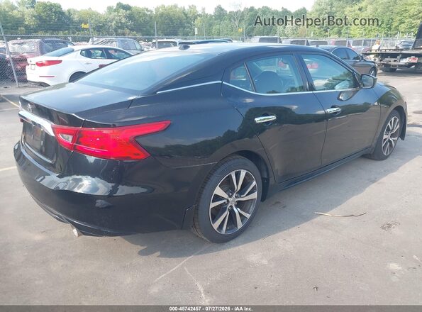 1N4AA6AP8HC369205 2017 NISSAN MAXIMA Черный Задняя правая четверть