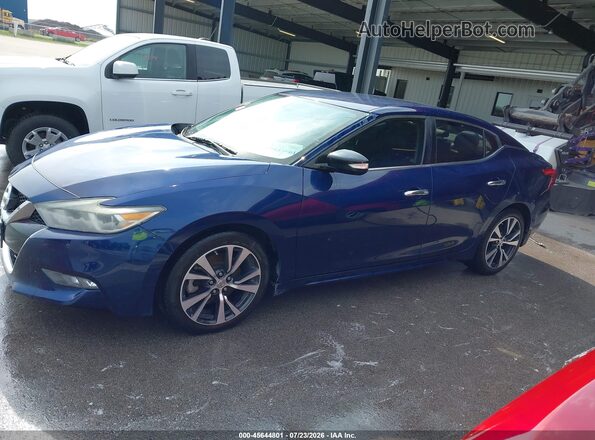 1N4AA6AP8HC392130 2017 NISSAN MAXIMA Dark Blue Widok wnętrza 360 stopni