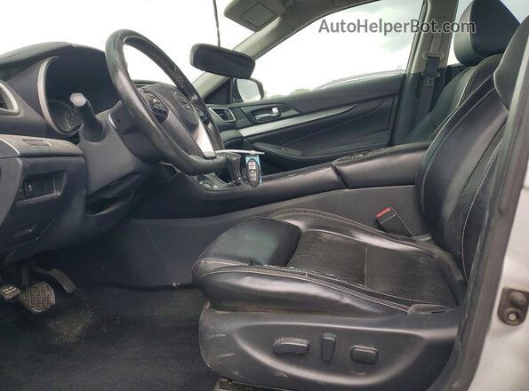 1N4AA6AP8HC395576 2017 NISSAN MAXIMA Silver Widok wnętrza z przodu