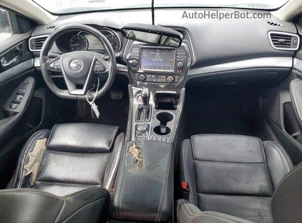 1N4AA6AP8HC395576 2017 NISSAN MAXIMA Silver Widok deski rozdzielczej