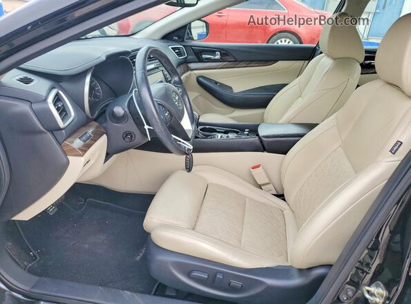 1N4AA6AP8HC399451 2017 NISSAN MAXIMA Black Front interior view