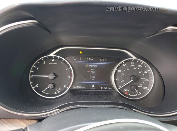 1N4AA6AP8HC399451 2017 NISSAN MAXIMA Black Instrument cluster view