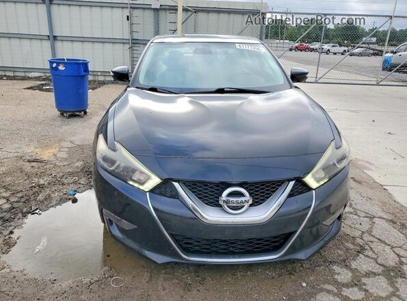 1N4AA6AP8HC399451 2017 NISSAN MAXIMA Black Front view