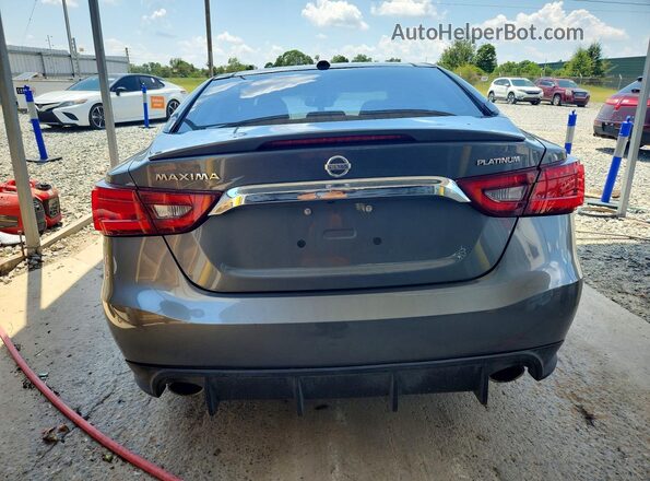1N4AA6AP8HC403983 2017 NISSAN MAXIMA Gray Rear view
