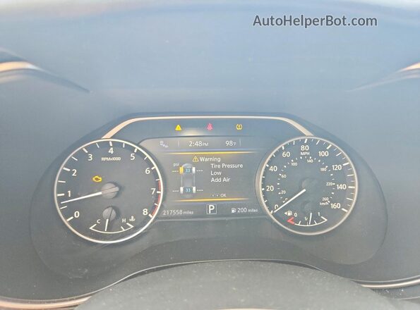 1N4AA6AP8HC403983 2017 NISSAN MAXIMA Gray Instrument cluster view