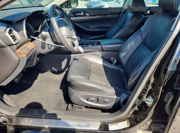 1N4AA6AP8HC410142 2017 NISSAN MAXIMA Black Front interior view