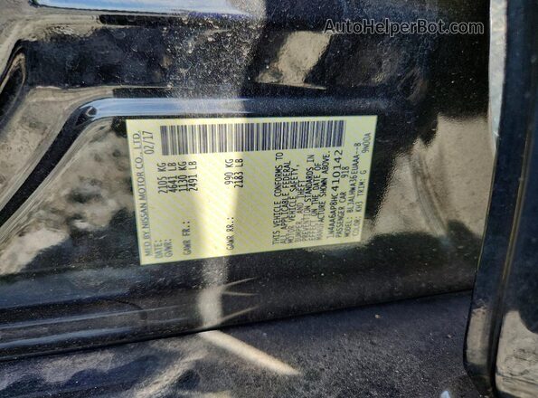 1N4AA6AP8HC410142 2017 NISSAN MAXIMA Black Engine compartment view