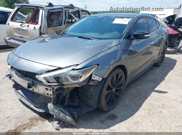 1N4AA6AP8HC418323 2017 NISSAN MAXIMA Black წინა მარცხენა ხედი სამი მეოთხედიდან