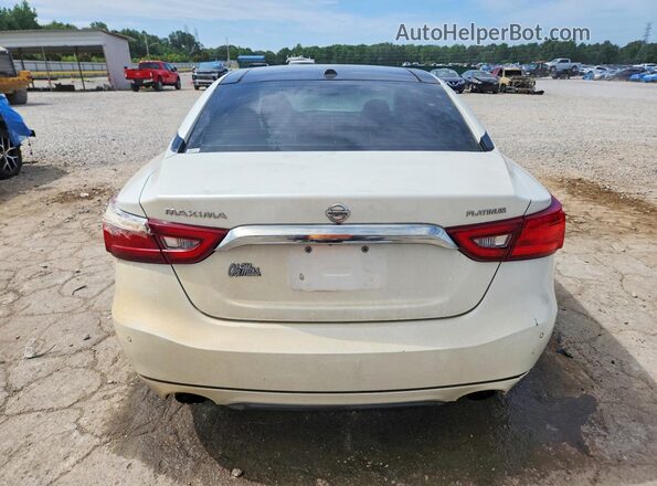 1N4AA6AP8HC446705 2017 NISSAN MAXIMA White Հետևի տեսք