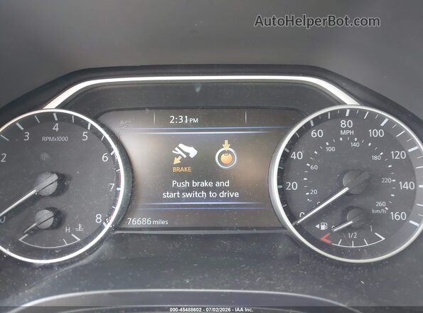 1N4AA6AP8HC450110 2017 NISSAN MAXIMA Синий Вид задних сидений