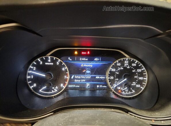 1N4AA6AP8JC370330 2018 NISSAN MAXIMA Silver ხელსაწყოთა პანელის ხედი