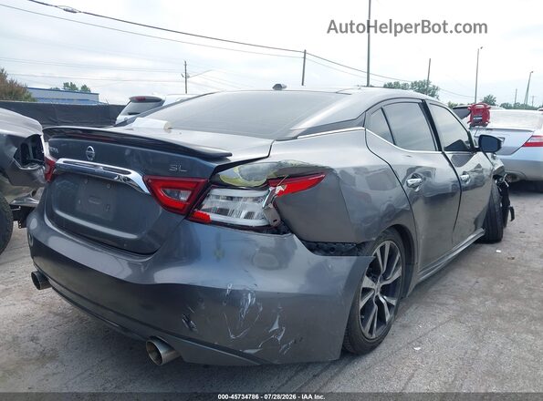 1N4AA6AP8JC385605 2018 NISSAN MAXIMA Gray Trasero derecho