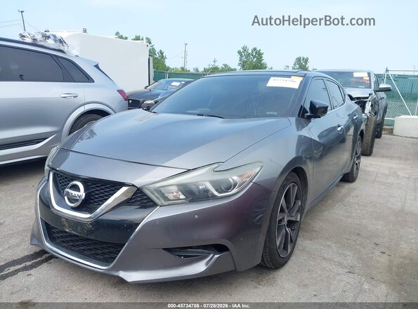 1N4AA6AP8JC385605 2018 NISSAN MAXIMA Gray Vista tres cuartos delantera izquierda