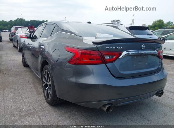 1N4AA6AP8JC385605 2018 NISSAN MAXIMA Gray Trasero izquierdo