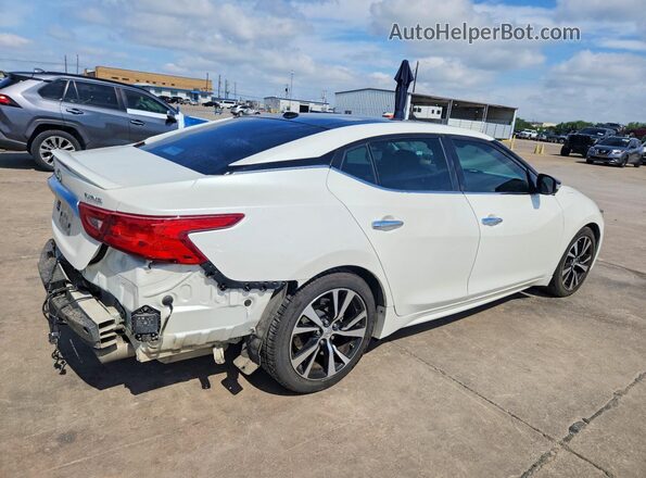 1N4AA6AP8JC388116 2018 NISSAN MAXIMA Белый Задняя правая четверть