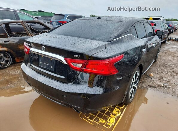1N4AA6AP8JC400104 2018 NISSAN MAXIMA Black Tył prawy