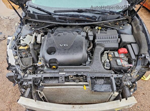 1N4AA6AP8JC400104 2018 NISSAN MAXIMA Black Widok wnętrza z tyłu