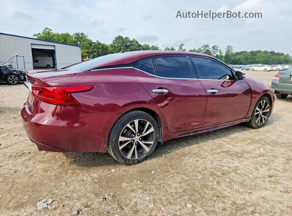 1N4AA6AP8JC404122 2018 NISSAN MAXIMA Maroon Задня права чверть