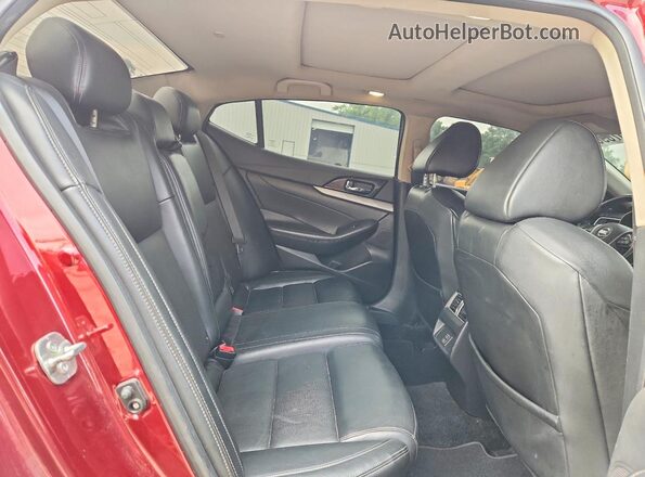 1N4AA6AP8JC404122 2018 NISSAN MAXIMA Maroon Вид задніх сидінь