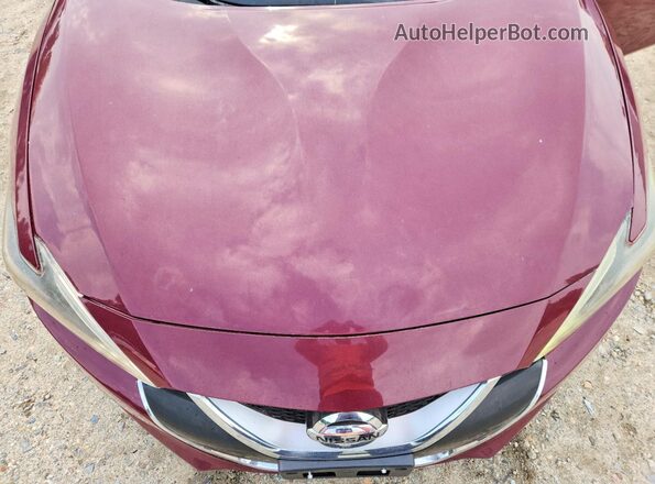 1N4AA6AP8JC404122 2018 NISSAN MAXIMA Maroon Вид задньої частини салону
