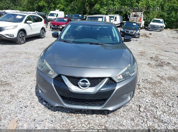 1N4AA6AP8JC409952 2018 NISSAN MAXIMA Silver უკანა სალონის ხედი