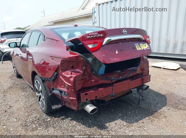 1N4AA6AP9GC397464 2016 NISSAN MAXIMA Красный Вид спереди