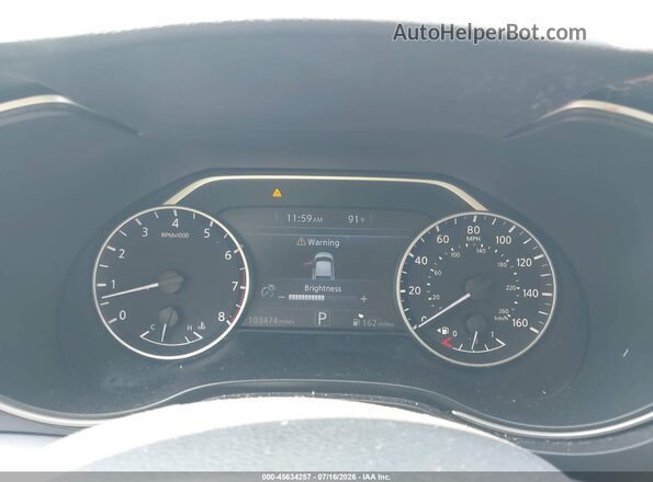 1N4AA6AP9GC397464 2016 NISSAN MAXIMA Красный Вид задних сидений