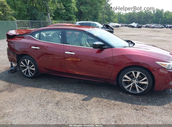 1N4AA6AP9GC397464 2016 NISSAN MAXIMA Красный Панорамный вид салона 360°