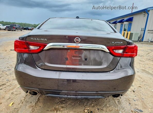 1N4AA6AP9GC417230 2016 NISSAN MAXIMA Brown Rear view