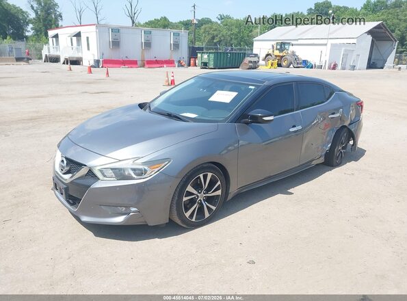 1N4AA6AP9GC420435 2016 NISSAN MAXIMA Gray Передня ліва чверть