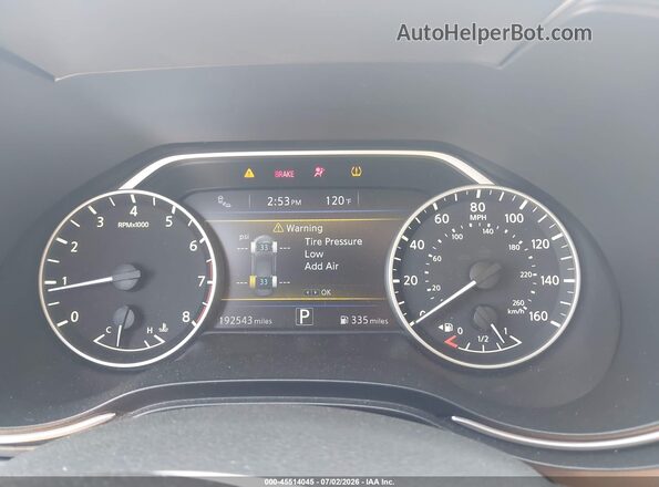 1N4AA6AP9GC420435 2016 NISSAN MAXIMA Gray Вид задніх сидінь