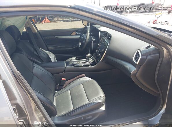1N4AA6AP9GC420435 2016 NISSAN MAXIMA Gray Вид салону спереду