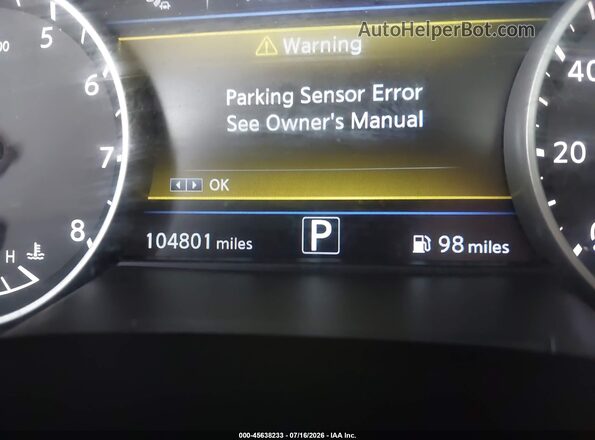 1N4AA6AP9GC427661 2016 NISSAN MAXIMA White Widok tylnych siedzeń