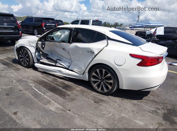 1N4AA6AP9GC430205 2016 NISSAN MAXIMA Белый Задняя левая четверть