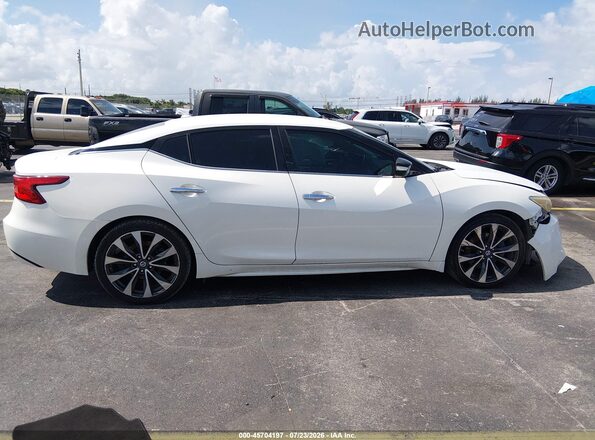 1N4AA6AP9GC430205 2016 NISSAN MAXIMA Белый Вид задней части салона