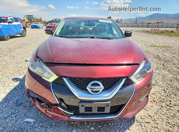 1N4AA6AP9GC443133 2016 NISSAN MAXIMA Burgundy წინა ხედი