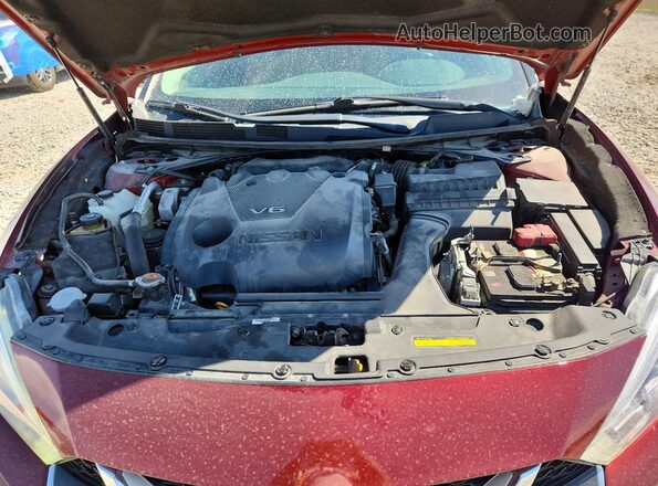 1N4AA6AP9GC443133 2016 NISSAN MAXIMA Burgundy უკანა სალონის ხედი