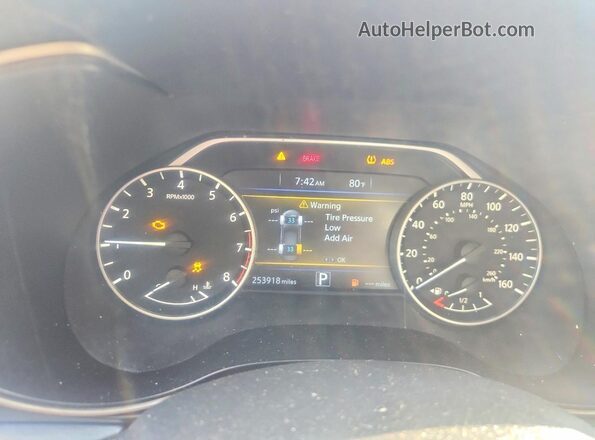 1N4AA6AP9GC900748 2016 NISSAN MAXIMA Gray Vista del cuadro de instrumentos