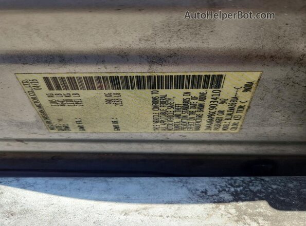 1N4AA6AP9GC903410 2016 NISSAN MAXIMA Silver Vista del compartimento del motor