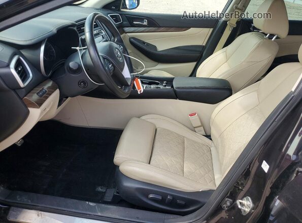 1N4AA6AP9HC361453 2017 NISSAN MAXIMA Black Вид салону спереду