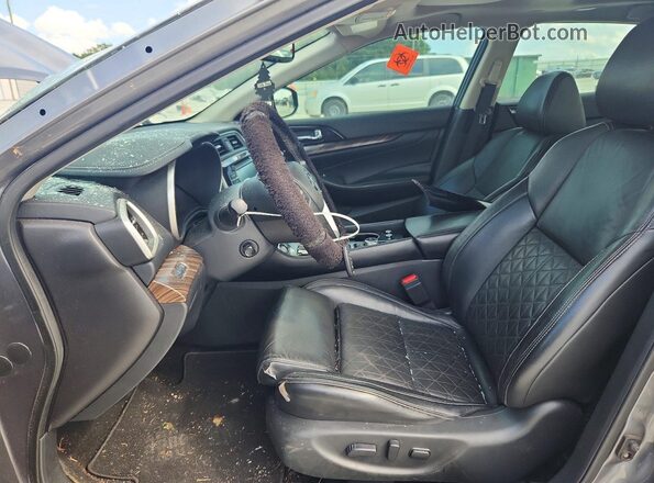 1N4AA6AP9HC369505 2017 NISSAN MAXIMA Black Вид салону спереду