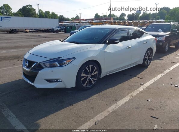 1N4AA6AP9HC405936 2017 NISSAN MAXIMA Белый Передняя левая четверть