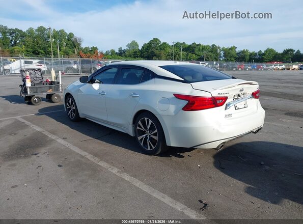 1N4AA6AP9HC405936 2017 NISSAN MAXIMA Белый Задняя левая четверть