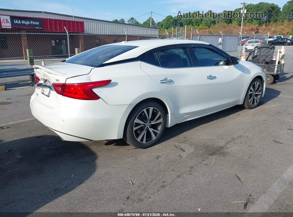 1N4AA6AP9HC405936 2017 NISSAN MAXIMA Белый Задняя правая четверть