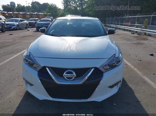 1N4AA6AP9HC405936 2017 NISSAN MAXIMA Белый Вид щитка приборов