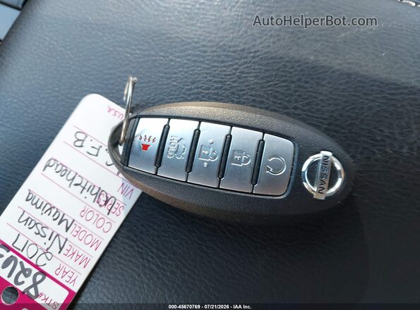 1N4AA6AP9HC405936 2017 NISSAN MAXIMA Белый Вид панели приборов