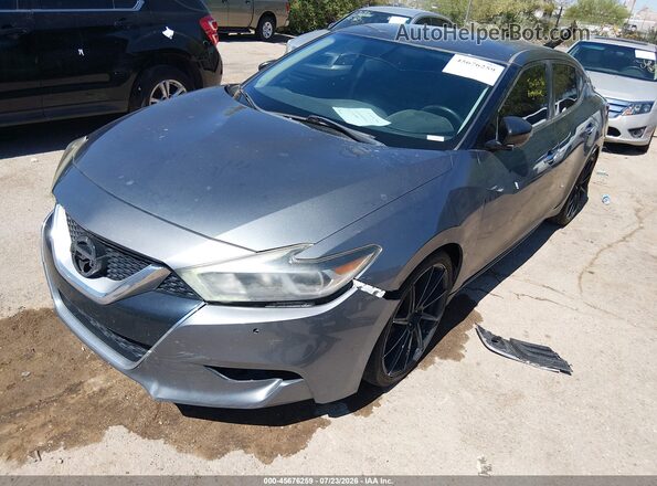 1N4AA6AP9HC427760 2017 NISSAN MAXIMA Gray წინა მარცხენა ხედი სამი მეოთხედიდან