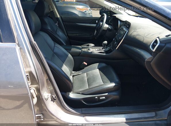 1N4AA6AP9HC427760 2017 NISSAN MAXIMA Gray წინა სალონის ხედი